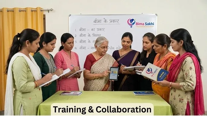LIC Bima Sakhi women training and professional collaboration session